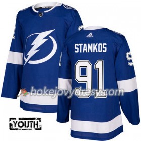Dětské Hokejový Dres Tampa Bay Lightning Steven Stamkos 91 Adidas 2017-2018 Modrá Authentic